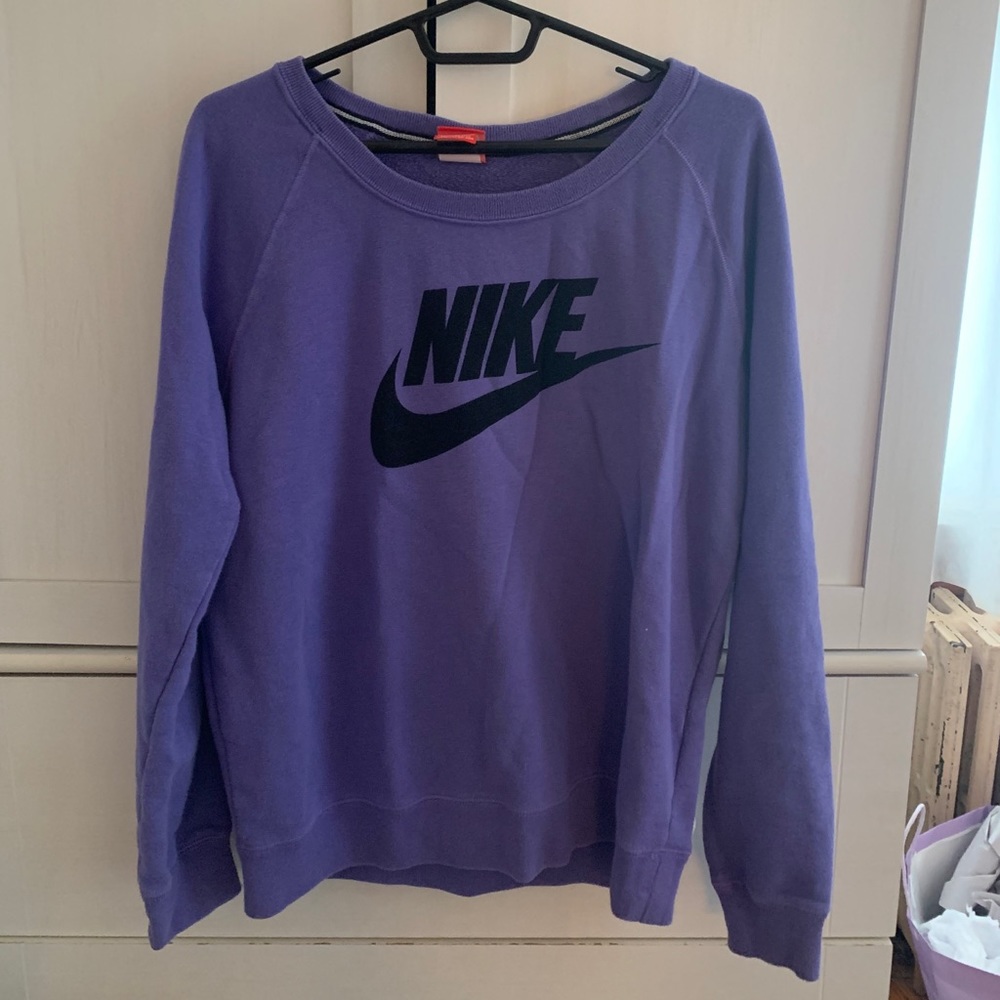 Purple Nike Crewneck